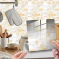 Adesivo per piastrelle a mosaico, pellicola di cristallo PVC impermeabile per cucina. - Pellicola di Cristallo DJ079