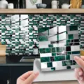 Adesivi per piastrelle mosaico in PVC impermeabile carta da parati per cucina decorazione - Pellicola di Cristallo DJ081