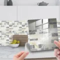 Adesivo per piastrelle a mosaico in PVC impermeabile, pellicola cristallo cucina deco. - Pellicola di Cristallo DJ086