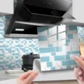 Adesivo per piastrelle mosaico marmo blu PVC impermeabile decorazione cucina 1pz - Pellicola di Cristallo DJ089