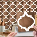 Self-adhesive mosaic tile sticker, Moroccan PVC wall sticker for home decor and DIY renovation. - MSC164 / Glossy Film 15x15cm 10pcs