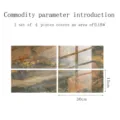 Vue détaillée de l'autocollant de carreau mural en marbre, format compact pour déco DIY. - Style YB007