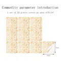 Retro mosaic tile stickers self-adhesive PVC wall decals 10x10cm waterproof home decor - Glossy Film / 10x10cm 10 Pieces