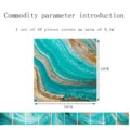 Crystal tile stickers waterproof marble floor wall stickers 10x10cm home decor 10pcs set - 10x10cm 10 Pieces