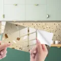 Terrazzo crystal film tile wall sticker, self-adhesive waterproof peel and stick home decor. - DLS121