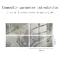 Autocollants de carrelage effet marbre autocollant lot de 4 30x15cm decoration murale - Style YB009