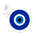 Decorazione da parete occhio malocchio 30cm amuleto nazar rotondo con gancio e catene casa. - Occhio Malvagio (Grande) / TYU154-L taglia