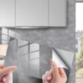 Grey marble tile sticker self adhesive crystal film wall paper waterproof home decor - DLS104 Crystal Film