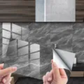 Waterproof marble texture crystal film tile sticker self-adhesive wall paper decor - DLS106 Crystal Film