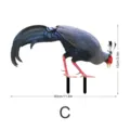 Piquet de jardin décoratif en métal en forme d'oiseau sauvage pour la pelouse extérieure. - YKLU070C