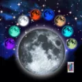 Lámpara de Pared Luna LED 3D RGB Cambio de Color Luz Nocturna Planeta con Control Remoto - S / Lámpara de Luna