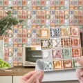 Self-adhesive mosaic tile sticker PVC waterproof removable decorative wall paper kitchen decor - MSC120