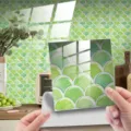 Αυτοκόλλητο Πλακιδίων 3D Λέπι Ψαριού Αδιάβροχη Μεμβράνη Κουζίνας Σπίτι Διακόσμηση - DJ-031