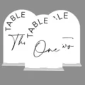 Acrylic wedding table number sign arch tabletop decor custom seating display stand 3pcs - Large Size: Numbers 1-10 Set / BTU327: 2mm White