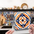 Moroccan tile wall stickers waterproof self-adhesive kitchen backsplash decoration - ET277