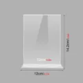 Soporte de Acrilico Transparente para Letrero de Mesa y Marco de Fotos de Escritorio - 2mm de Grosor / Transparente