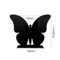Letrero de mesa de mariposa de acrílico negro decoración boda soporte DIY 13x10cm - BT308 (3mm) / Negro