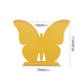 Soporte de mesa mariposa acrílico DIY boda tarjeta de sitio decoración 13x10.2cm expo - BT308 (2mm) / Oro de Doble Cara