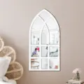 Arch window mirror wall sticker, decorative acrylic mirror for living room and bedroom. - MZ425-Style A