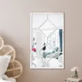 Acrylic mirror wall sticker decorative window frame style for living room bedroom home decor - MZ427 - Style A