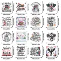 Bookish stickers set decorative romantasy reading vinyl waterproof decals for locker laptop - Book Lover (CT425) / Magnetic Sticker