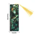 Acrylic Dragon Bookmark with Tassel 15x5cm Transparent Reading Page Marker for Students - SQTYU044