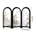 Miniature tabletop Chinese style screen decorative mirror desktop ornament home decor - PF-JN-XFB101 (Boxed)
