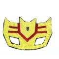 Mascara de lentejuelas para ninos fiesta rendimiento anime comic decorativo accesorio - Máscara de Guerrero Armado