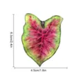 Aimant de réfrigérateur en acrylique feuillage de plante tropicale autocollant - TYCT002A