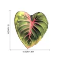 Autocollant magnétique de réfrigérateur en forme de feuille de plante tropicale - TYCT002B