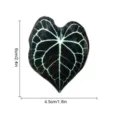 Aimant de réfrigérateur en acrylique feuille de plante tropicale, autocollant décoratif. - TYCT003A