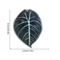 Autocollant magnétique de réfrigérateur de feuille de plante tropicale en acrylique créatif. - TYCT004C
