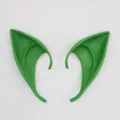 Orejas de elfo de Halloween accesorios de cosplay de hada disfraz verde para fiesta. - Oreja / 10cm / Verde