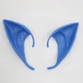 Blauwe elfje oren Halloween cosplay accessoires, paar feeën kostuum accessoires. - Oor / 10cm / Blauw