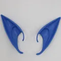Blauwe elfenoren kostuum accessoires Halloween fee puntige oren cosplay rekwisieten voor feest - Oor / 12cm / Blauw