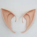 Paar huidskleurige elfenoren voor cosplay, Halloween feest accessoire, zacht en realistisch. - Oor / 10cm / Lichte Kleur