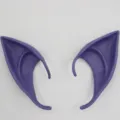 Paarse elfenoren cosplay rekwisieten voor Halloween feest, fee kostuum accessoires. - Oor / 10cm / Paars