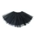 Klassieke zwarte tule tutu rok voor dames, perfect voor feestjes, dans en vrije tijd. - Eén maat / Bottoms / Zwart