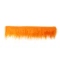 Felgekleurde oranje nepbont trim strip, zacht pluche materiaal voor DIY Halloween maskers. - Oranje Stijl / 1 Stuk