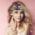 Mardi Gras pailletten haarband in groen goud paars met lelie motief voor feest kostuum - Eén maat / Pijlpatroon / Hoofdband