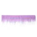 Paarse kunstbont afwerking ambacht DIY pop haar materiaal pluizige franje voor masker - Paarse Slingers / 1 Stuk
