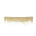 Blonde DIY nepvacht strook voor handgemaakte speelgoed en decoratieve masker accessoires. - Beige boa / 1 Stuk