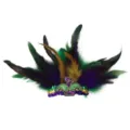 Mardi Gras paillet veren hoofdband kleurrijke feest partij kostuum haaraccessoire - Eén maat / Hoed-Veerstijl / Armmanchet