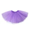 Paarse vrouwen tutu rok pluizige mesh korte rok voor feest en dagelijks gebruik stijlvolle - Eén maat / Bottoms / Paars
