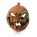 Halloween gruselige böse Kürbismaske für Party Cosplay Requisiten orange schwarz gruseliges Gesicht - Kürbismaske / Gelb