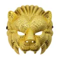Gouden leeuw dier masker feest kostuum carnaval Halloween rekwisieten glanzend - Leeuw Stijl