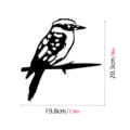 Metal bird garden stake iron art tree branch silhouette outdoor yard lawn decor item - JSTY003
