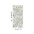 Película para ventana arcoíris adhesiva estática con diseño de ave y árbol 100x43cm - XCBL004 / 43x100cm: Rollo de Espuma EPE