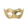 Gouden maskerademasker voor heren en dames, elegant halfgezicht feest kostuum rekwisiet. - Mooie Vrouw Craquelé-Goud