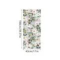 Detailed view of static cling window film featuring elegant magnolia floral prism rainbow design. - XCBL005 / 43x100cm: Pearl Cotton Roll